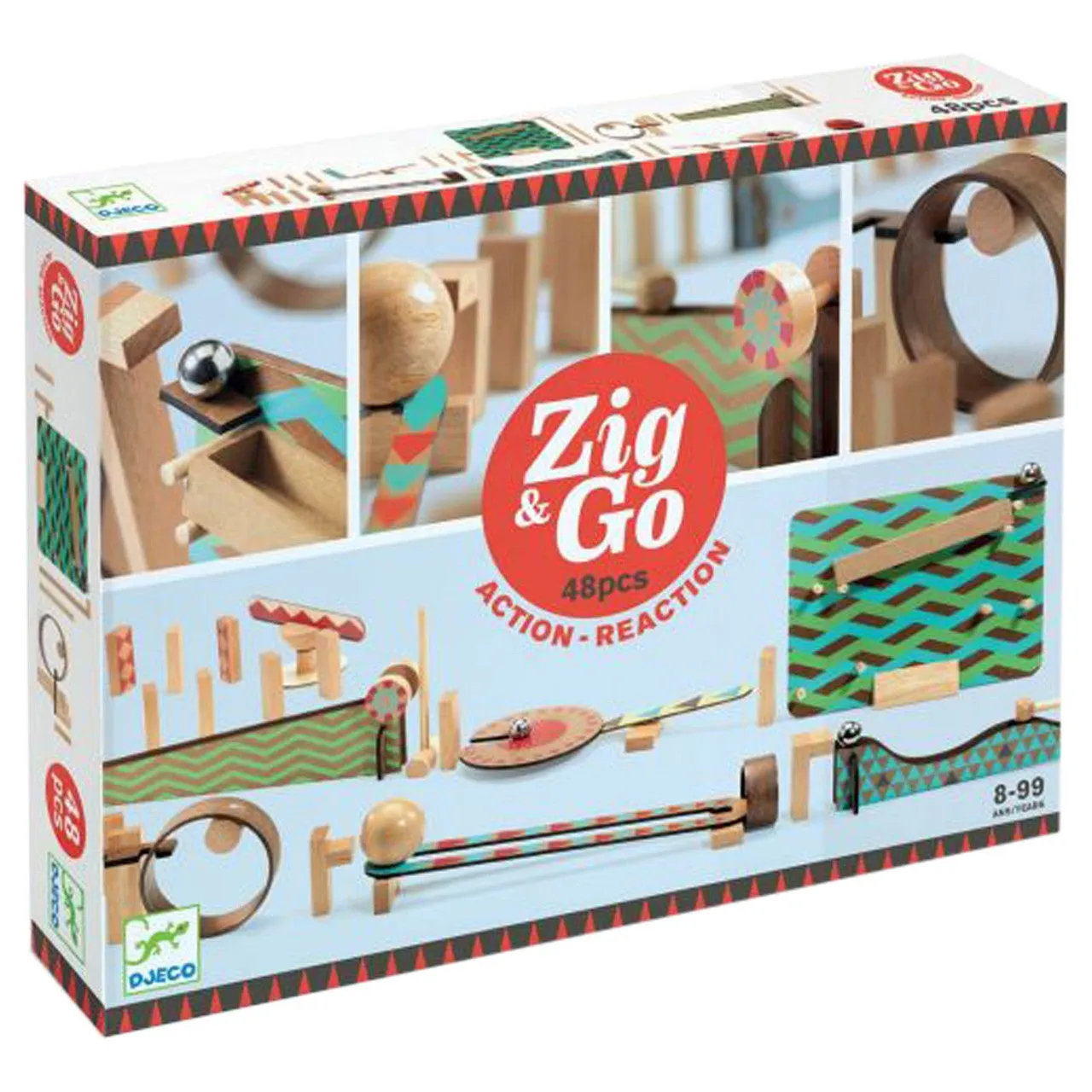 Zig and Go - 48 pcs Big Boum Wall